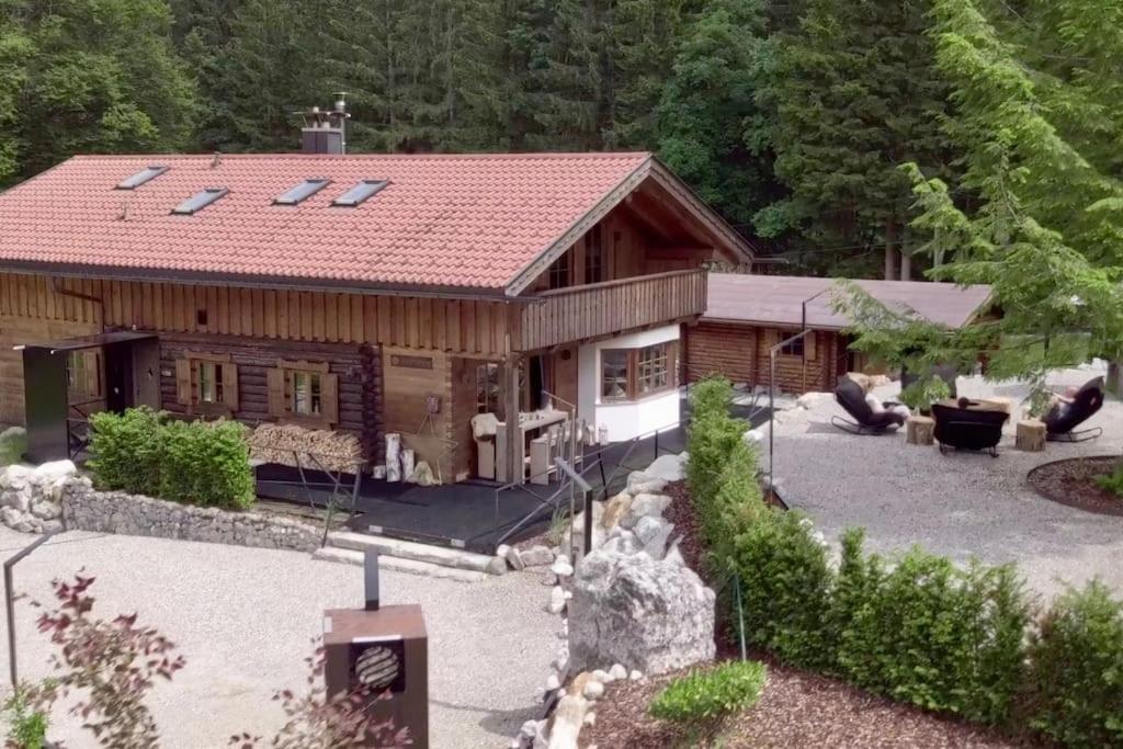 Chalet S - 5 Sterne Luxus Ferienhaus Direkt Am Eibsee Und Zugspitze Грайнау Екстер'єр фото